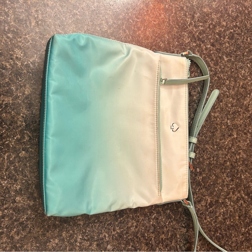 Kate Spade Blue and Cream Crossbody Bag